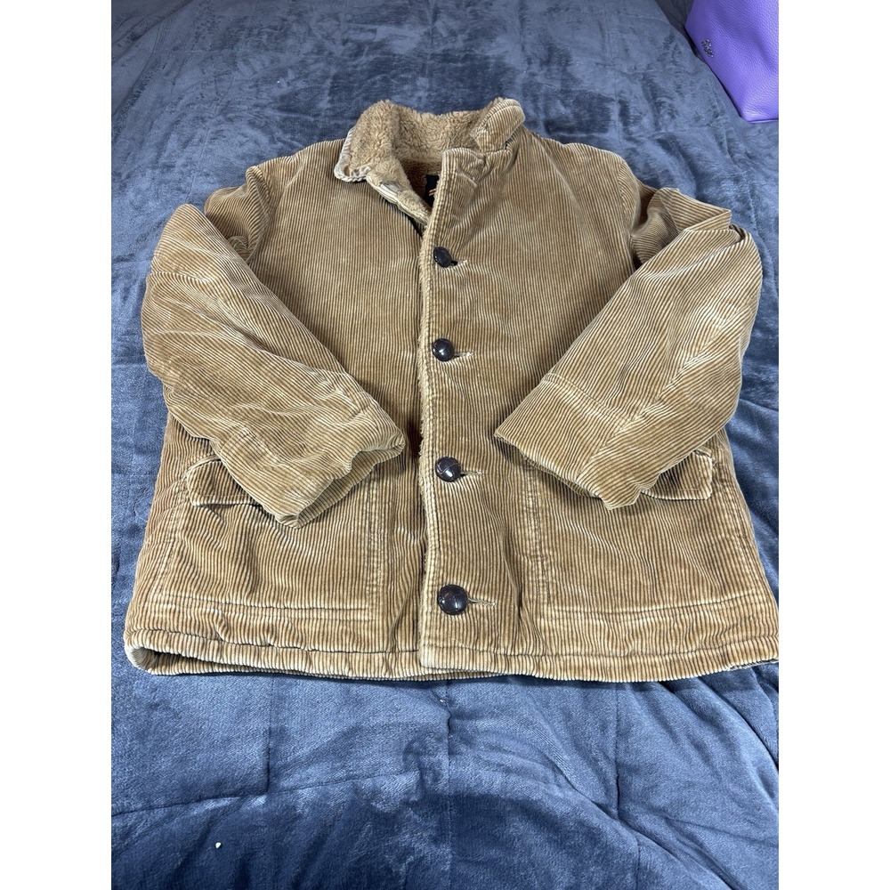Vintage Montgomery Ward Custom Crafted Jacket Corduroy Collared‎ Work Trucker 42